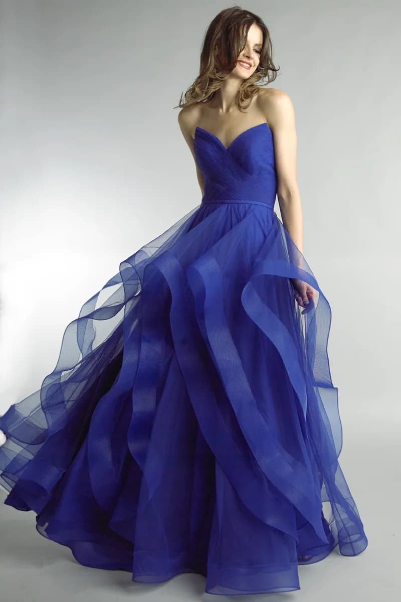 Strapless Tulle Ballgown