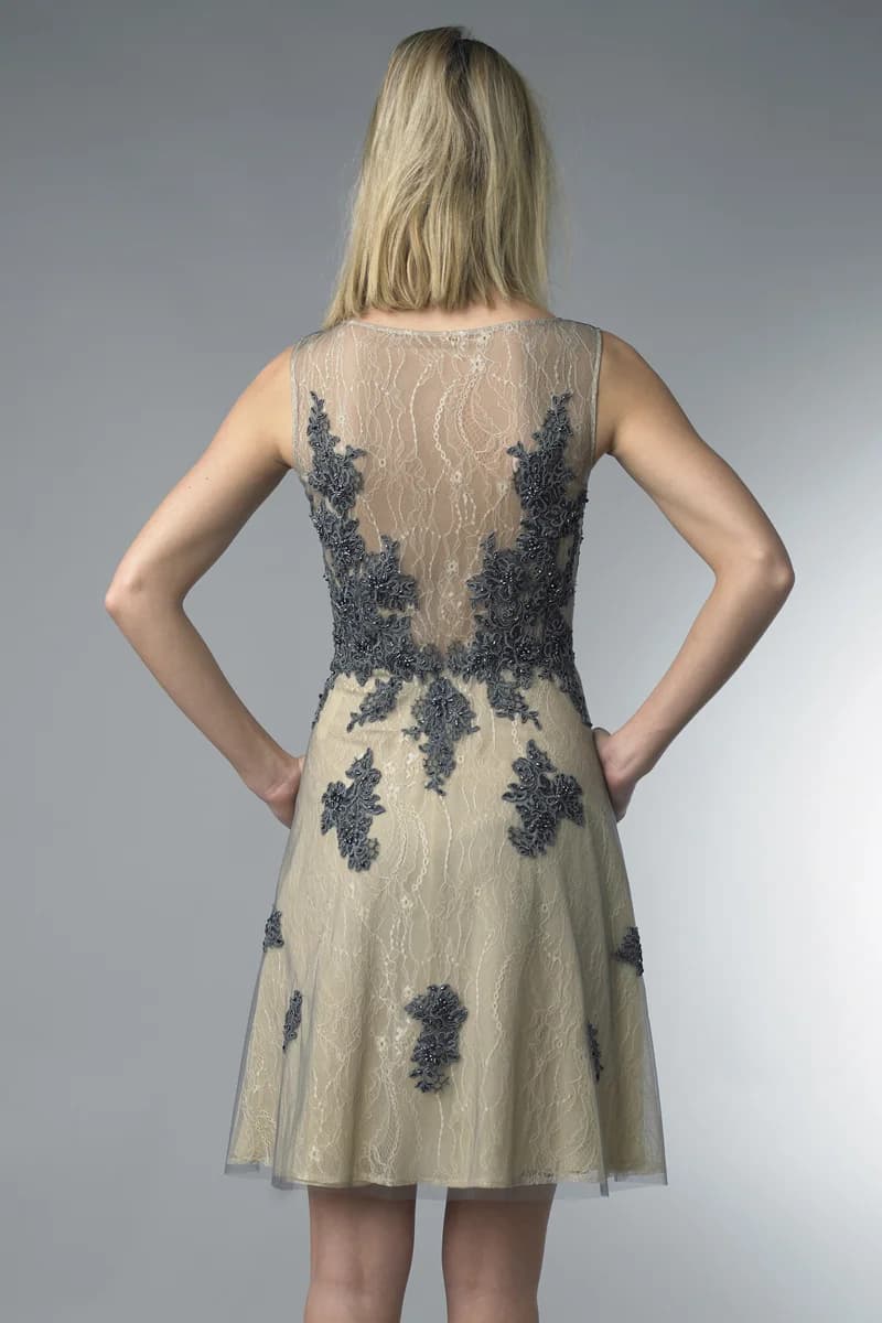 lace flare cocktail dress view 1